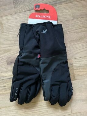 Sealskinz Marsham Waterproof Reflective Cycle Gloves Medium